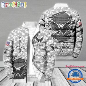 Washington Capitals NHL Style Puffer Jacket For Fans