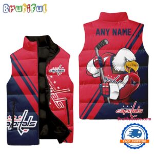 Washington Capitals NHL Style Sleeveless Puffer Jacket For Fans