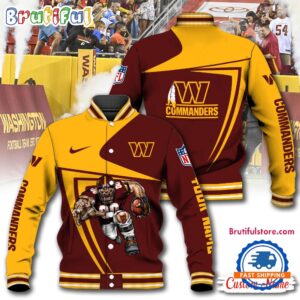 Washington Commanders NFL Style Baseball Jacket For Fans