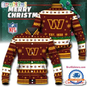Washington Commanders NFL Style Baseball Jacket For Fans