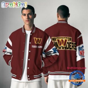 Washington Commanders NFL Style Baseball Jacket For Fans
