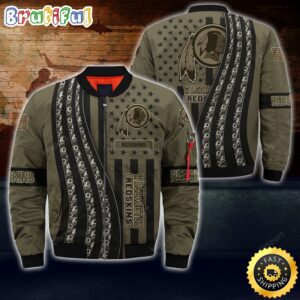 Washington Commanders NFL Style Bomber Jacket For Fans