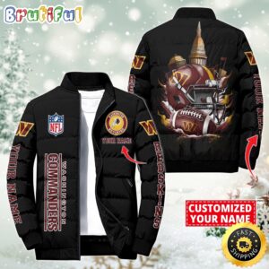 Washington Commanders NFL Style Puffer Jacket For Fans