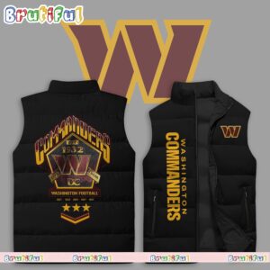 Washington Commanders NFL Style Sleeveless Puffer Jacket For Fans