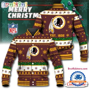 Washington Redskins NFL Style Baseball Jacket For Fans