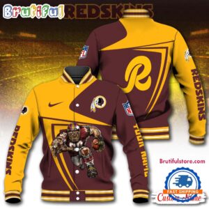 Washington Redskins NFL Style Baseball Jacket For Fans