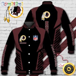 Washington Redskins NFL Style Baseball Jacket For Fans