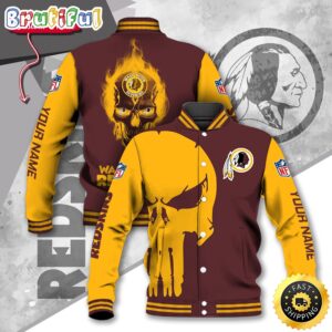 Washington Redskins NFL Style Baseball Jacket For Fans