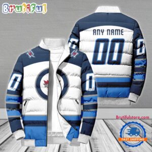 Winnipeg Jets NHL Style Puffer Jacket For Fans