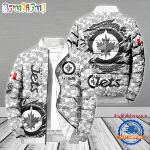 Winnipeg Jets NHL Style Puffer Jacket For Fans