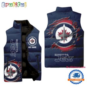 Winnipeg Jets NHL Style Sleeveless Puffer Jacket For Fans
