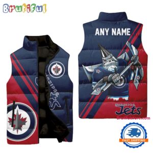 Winnipeg Jets NHL Style Sleeveless Puffer Jacket For Fans