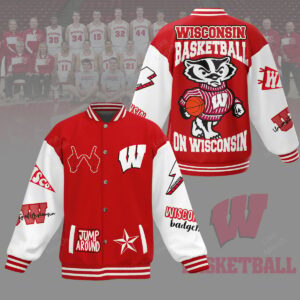 Wisconsin Badgers NCAA Style Baseball Jacket For Fans