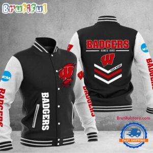 Wisconsin Badgers NCAA Style Baseball Jacket For Fans