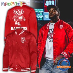 Wisconsin Badgers NCAA Style Baseball Jacket For Fans