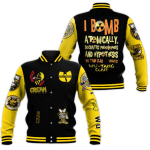 Wu-Tang Music Style Baseball Jacket For Fans