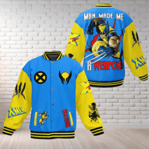 X-Men Movies Style Baseball Jacket For Fans