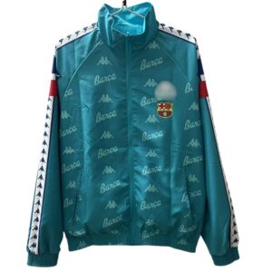 FC Barcelona 1996/97 Inspired Retro Windbreaker - Reversible